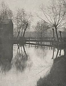 Footbridge Near Chingford by Peter Henry Emerson (British, 1856–1936)