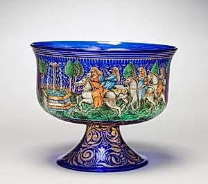 Footed Bowl by Unknown Artist