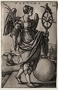 Fortune by Hans Sebald Beham (German, 1500–1550)
