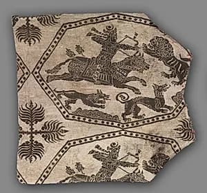 Fragment of a Caftan by Unknown Artist