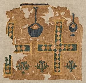 Fragment of a Large Hanging by Unknown Artist