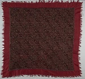 Fragment of a Shawl by Unknown Artist