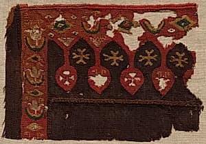 Fragment of a Tunic by Unknown Artist