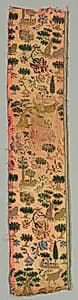 Fragment of Brocaded Silk by Unknown Artist