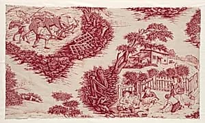Fragment of Printed Cotton by Unknown Artist