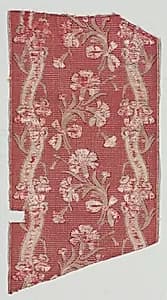 Fragment of Silk Brocade by Unknown Artist