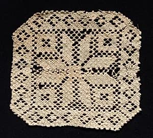 Fragment with Floral Motif by Unknown Artist