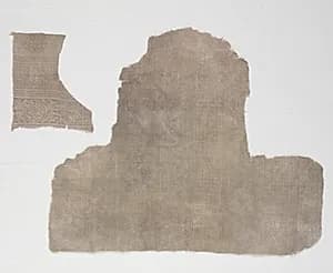Fragment with inscriptions by Unknown Artist
