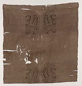 Fragment with peacocks by Unknown Artist