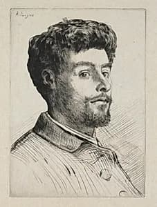 Frédéric Régamey by Alphonse Legros (French, 1837–1911)