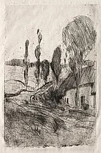 French Landscape by John Henry Twachtman (American, 1853–1902)