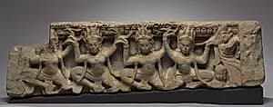 Frieze with Apsaras by Unknown Artist