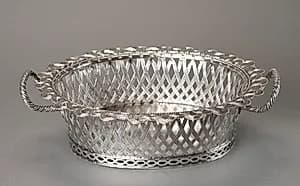 Fruit Basket by Paul Jacques de Lamerie (British, 1688–1751)