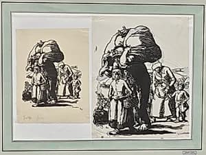 Fugitifs by Auguste Louis Lepère (French, 1849–1918)