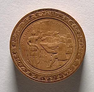 Gaming Piece (obverse) by Martin Brunner (German, 1659–1725)