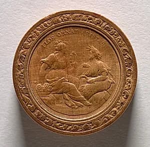 Gaming Piece (reverse) by Martin Brunner (German, 1659–1725)