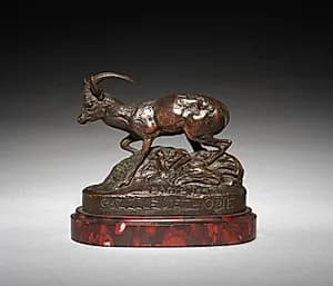 Gazelle d'Ethiopie by Antoine-Louis Barye (French, 1796–1875)