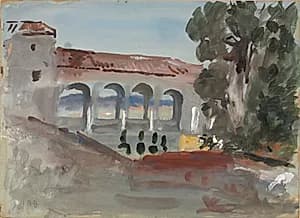 Generalife, Granada by Hercules Brabazon Brabazon (British, 1821–1906)