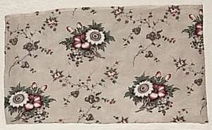 Glazed Chintz Fragment by Unknown Artist