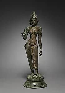 Goddess Holding a Lotus by Unknown Artist