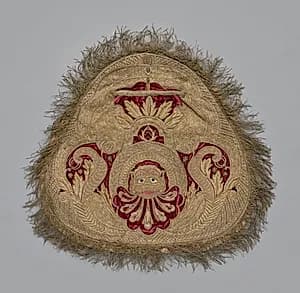 Gold Embroidered Pistol Cover by Unknown Artist
