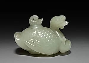 Goose and Goslings by Unknown Artist