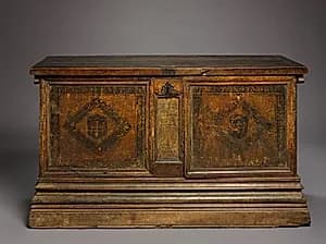 Gothic Marriage Chest by Unknown Artist