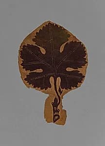 Grape Leaf from a Curtain by Unknown Artist
