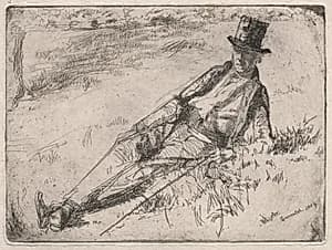 Greenwich Pensioner by James McNeill Whistler (American, 1834–1903)