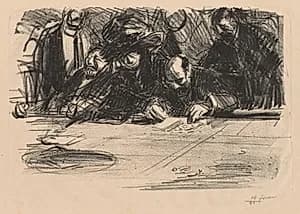 Groupe de joueurs by Jean Louis Forain (French, 1852–1931)