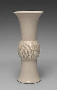 Gu-Shaped Vase by Seifū Yohei III (Japanese, 1851–1914)