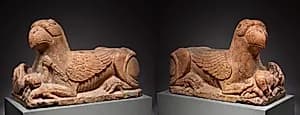Guardian Griffin (pair) by Unknown Artist