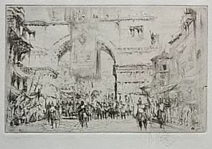 Hadrian Entering Salonica by William Walcot (British, 1874–1943)