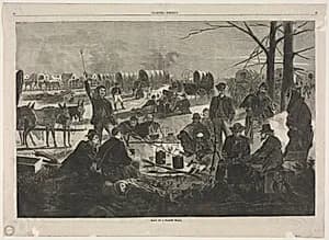 Halt of the Wagon Train by Winslow Homer (American, 1836–1910)