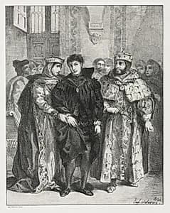 Hamlet by Eugène Delacroix (French, 1798–1863)