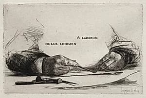 Hands Etching by Francis Seymour Haden (British, 1818–1910)