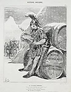 Hannibal's Crossing by Honoré Daumier (French, 1808–1879)