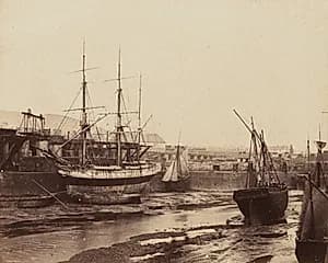 Harbour, Swansea, Wales by Alfred Rosling (British, 1802-c. 1880s)