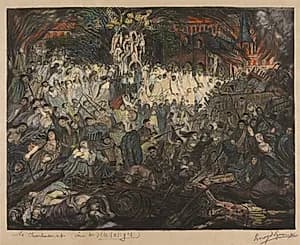 Harvests:  The Pillage by Henri de Groux (Belgian, 1867–1930)