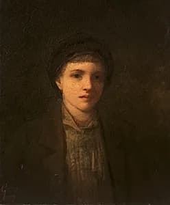 Head of a Boy by George Fuller (American, 1822–1884)