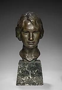 Head of a Girl by Nancy Coonsman (American, 1888–1920)