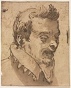 Head of a Man by Annibale Carracci (Italian, c. 1560–1609)