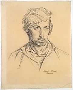 Head of a Man by Henri Regnault (French, 1843–1871)