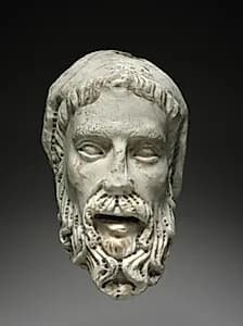 Head of a Prophet by Giovanni Pisano (Italian, c. 1240-c. 1320)