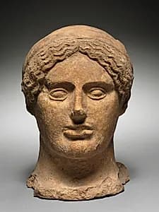Head of a Woman by Unknown Artist