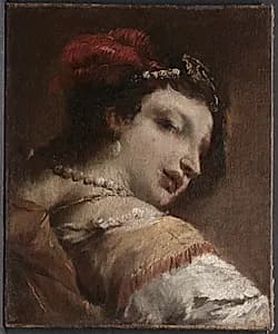 Head of a Woman by Antonio Guardi (Italian, 1699–1760)