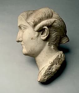 Head of a Woman (fragmentary) by Unknown Artist
