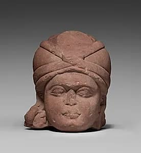 Head of a Yaksha by Unknown Artist