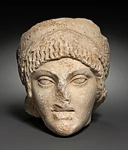 Head of a Young Woman by Unknown Artist