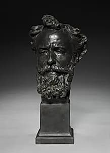 Head of Alphonse Legros by Jules Dalou (French, 1838–1902)